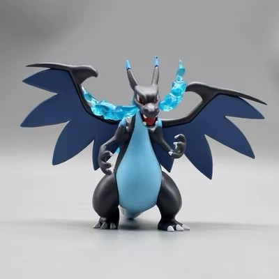 Mega Charizard X Mega Glurak X Figur Pokemon Sammler Anime Manga Pikachu 10 cm