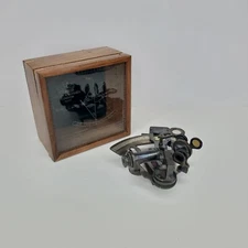 NAUTICAL Kelvin & Hughes Vintage Brass Sextant W/Wood Box Maritime Navigational 