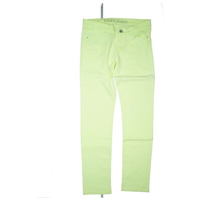Mexx Women Stretch Jeans Pants Straight Leg Regular Waist W30 L33 Mint Green New