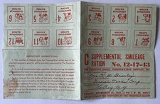 1943 CHISHOLM-RYDER COMPANY SUPPLEMENTAL SMILEAGE CHRISTMAS RATION ADVERTISING