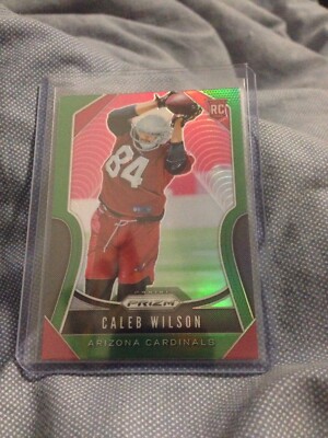 2019 Prizm Caleb Wilson Rookie RC GREEN SP Retail Cardinals | eBay