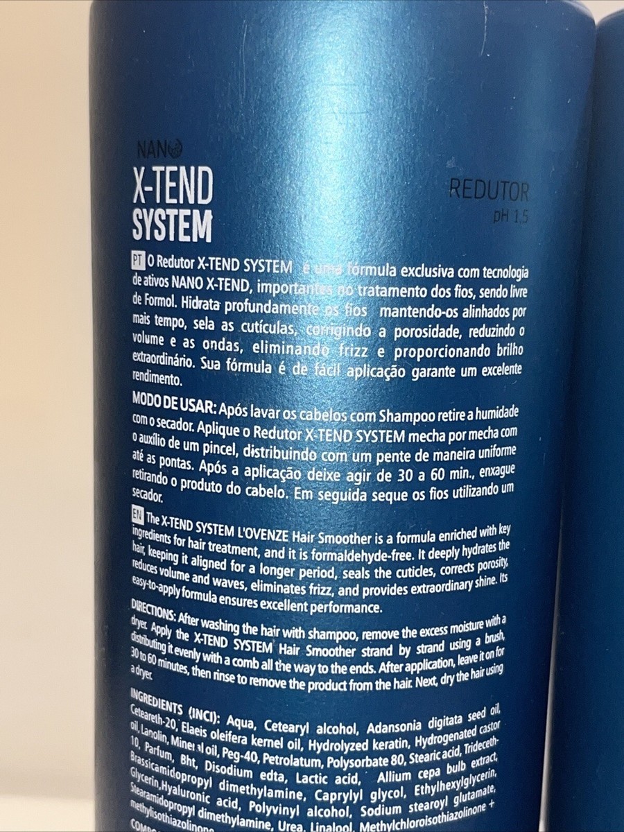 Lovenze X-Tend Hair System Shampoo & Redutor, New, 1 Liter Each | eBay