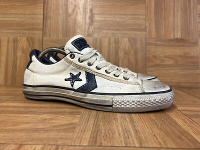 RARE Sz 8 - Converse John Varvatos JV Star Player OX White Navy