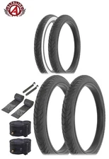 AltaLine 26" x 3.00" CRUISER SLICK Chopper TIRE BICYCLE Fat BIKE Rat Rod 8pc SET