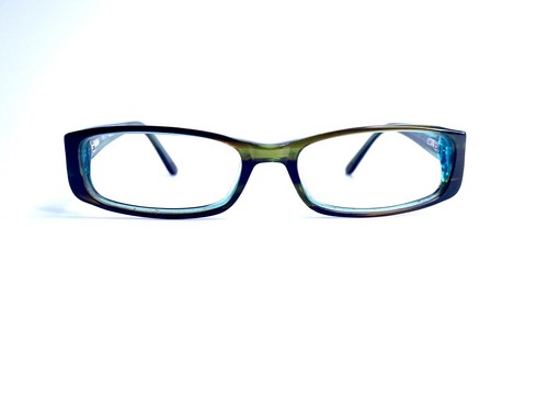 iFace By Identity Brown Blue Teal Clear Rectangular Glasses 53 17 135