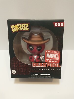 Funko Dorbz Deadpool Cowboy 088 Marvel Collector Corps Exclusive Collectible  s3