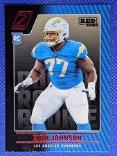 2022 Panini Zenith ZION JOHNSON RC #175 Red Zone Los Angeles Chargers