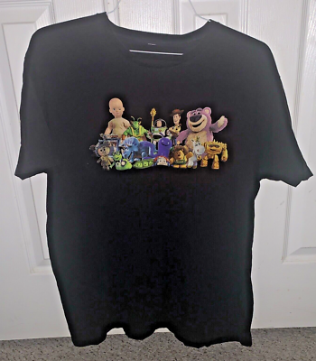 2010 Toy Story 3 T Shirt Size Large Black Disney Pixar Movie Promo