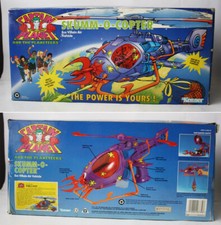 VINTAGE 1991 CAPTAIN PLANET SKUMM O COPTER HELICOPTER KENNER NEW SEALED !