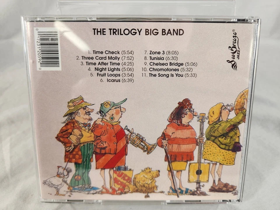 Trilogy Big Band - ( CD , 1994 Sea Breeze Jazz ) SB2059 Fast FREE Ship NEAR MINT Foto 3 de 4