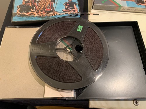 COFANETTO SANDOKAN LA CADUTA DI MOMPRACEM SUPER 8 MM COLORE SONORO 3 BOBINE - Foto 5 di 8