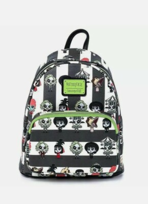 NEW Loungefly Beetlejuice Chibi Mini Halloween Backpack  display picture 1