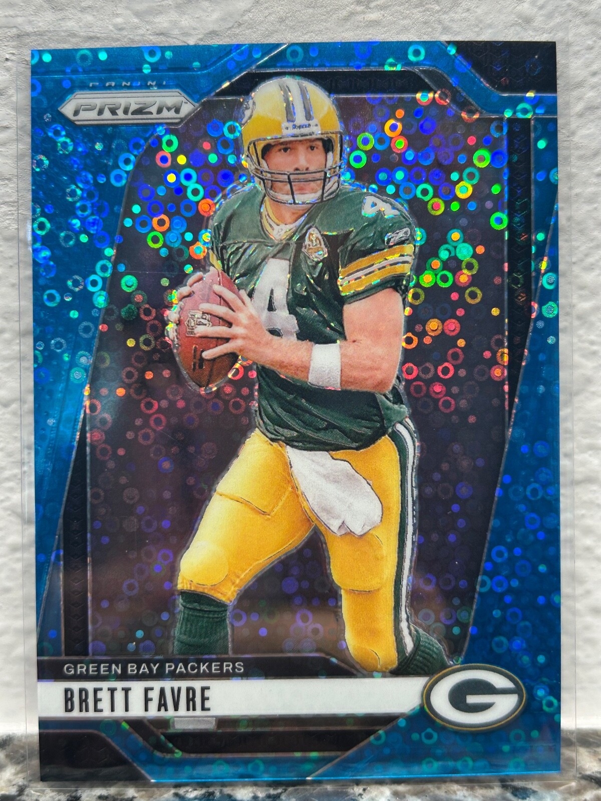 2024 Panini Prizm Brett Favre Blue Disco /99 SP Packers #110