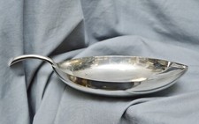 Ciotola Piatto Foglia Placcato Argento, Calegaro Italia, 25,5 CM