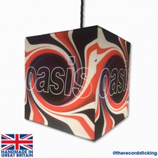 Handmade - Oasis Union Jack Lamp or Ceiling Shade - 20x20cm Liam gallagher, Noel