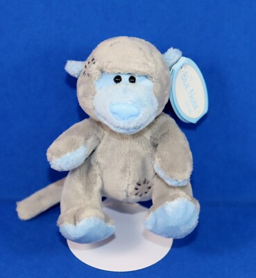Affe Pavian Giggles My Blue Nose Friends Nr. 50 Plüsch 12 cm groß grau blau NEU