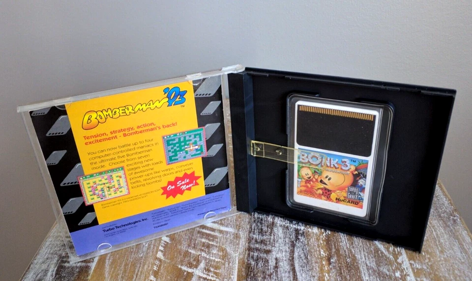 COMPLETE ✹ Bonk 3 ✹ TURBO GRAFX 16 ✹ Turbo Chip Duo Hucard Game ✹ USA Version - Image 2 of 4