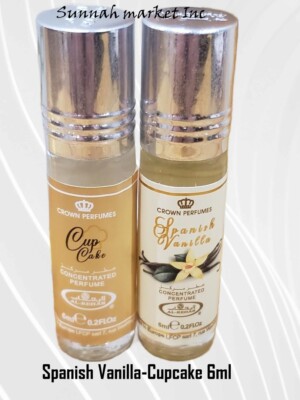 Al Rehab-Spanish Vanilla-Cupcake- perfume oil 6 ml (2 PACK)Women's Fragrances