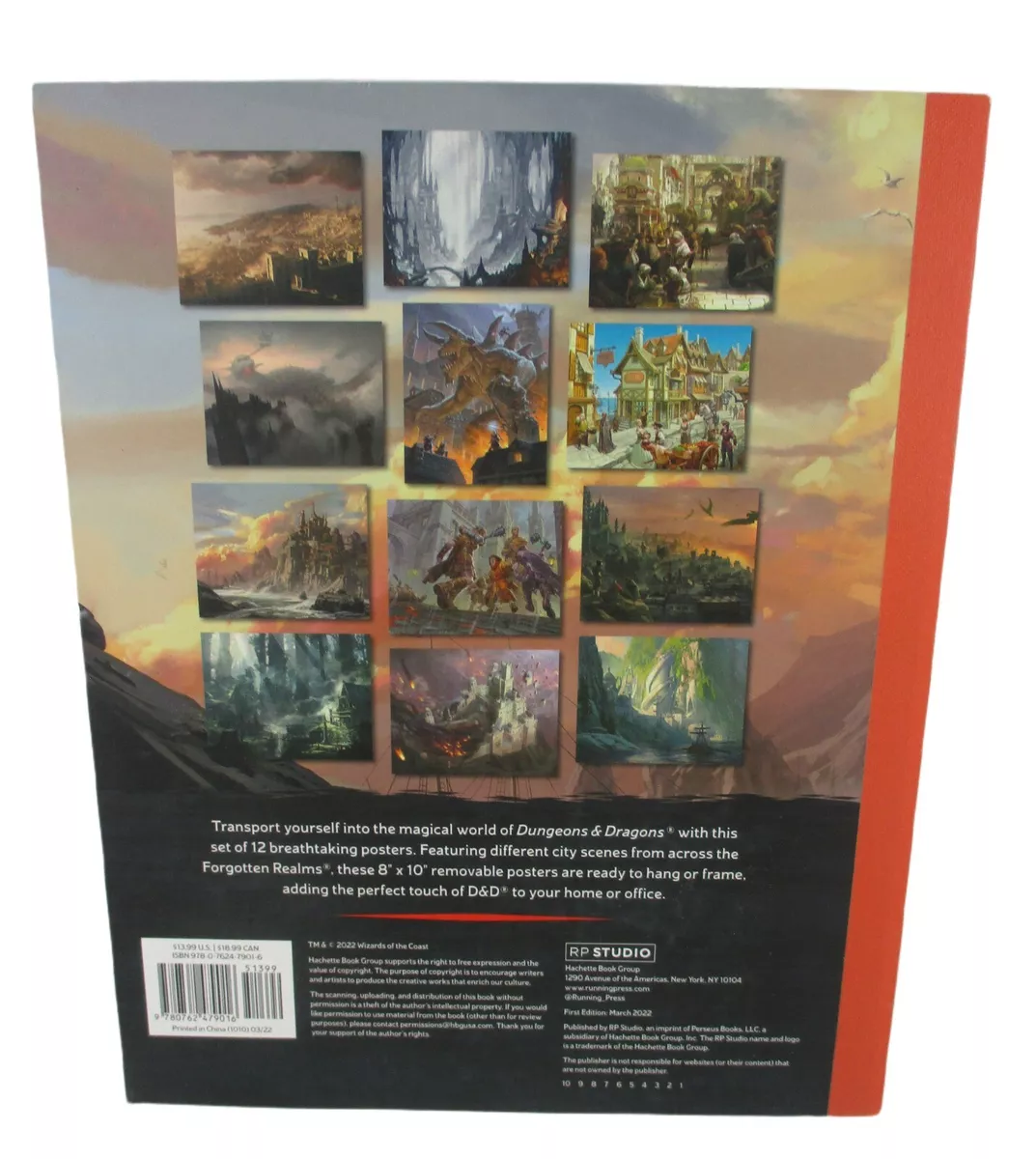 Dungeons and Dragons Forgotten Realms Poster Book [Book]