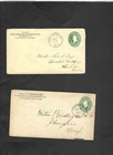 USA-1900 ISH-ENTIRES-ADVERTS-2 C GREEN-CANCELS-LOT OF 18-U-FAULTY -F--#521 — photo 2