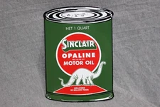 SINCLAIR OPALINE OIL CAN PORCELAIN SIGN