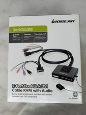 IOGEAR 2 Porte Dual-Link DVI, Cavo KVM con Audio, GCS982U