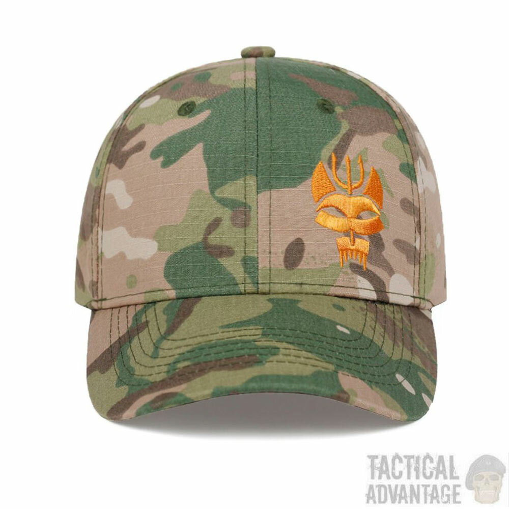 Navy Seal Team Baseball Cap Trident Airsoft Seals Hat Multicam Camo Black UK