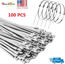 Metal Zip Ties Heavy Duty 304 Stainless Steel Zip Tie For Exhaust Wrapping Fence Metal Zip Ties Heavy Duty 304 Stainless Steel Zip Tie For Exhaust Wrapping Fence