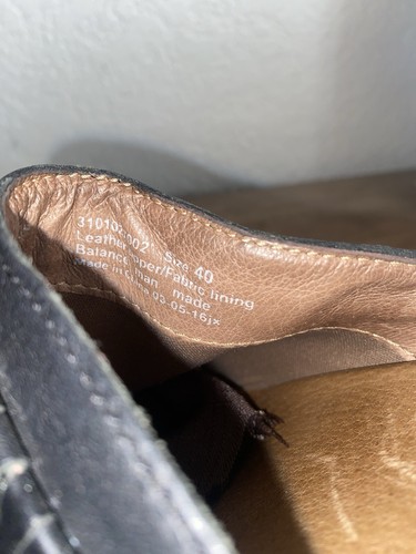 Scarpe con frange zoccoli Dansko donna taglia 9,5 in pelle nera Deni - Foto 8 di 12