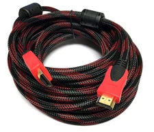 Premium 15ft HDMI Cable 1.3 Bluray 3D TV DVD PS3 HDTV Xbox LCD LED 1080P Red Us