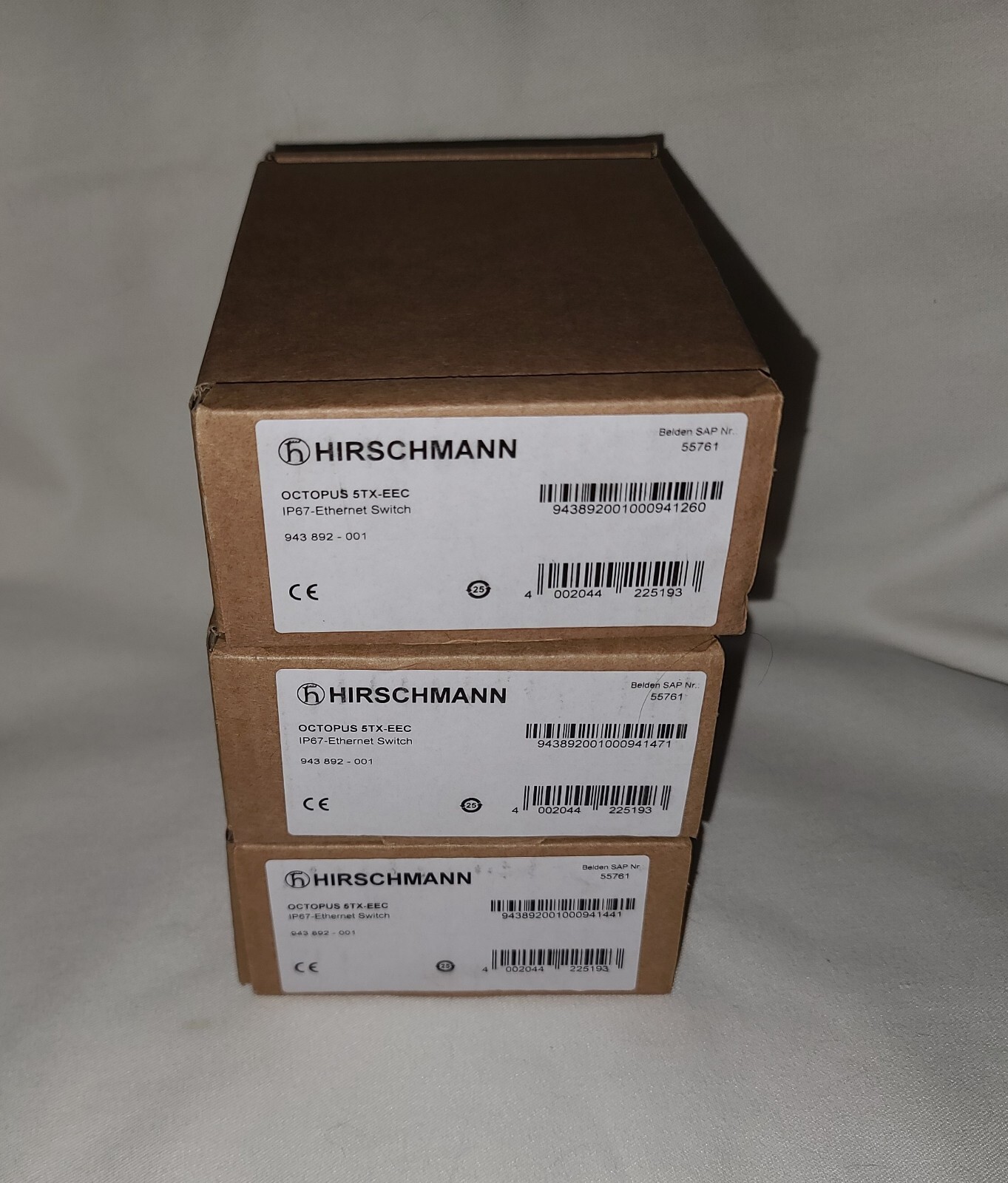 Hirschmann, OCTOPUS 5TX-EEC,  Ip67-Ethernet Switch, NEW (1pc)