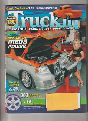 TRUCKIN' MAGAZINE Oct. 2004 RECIPES FOR MEGA POWER F150 FORD