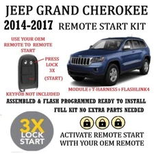 Plug & Play Remote Start fits JEEP GRAND CHEROKEE 2014-2017