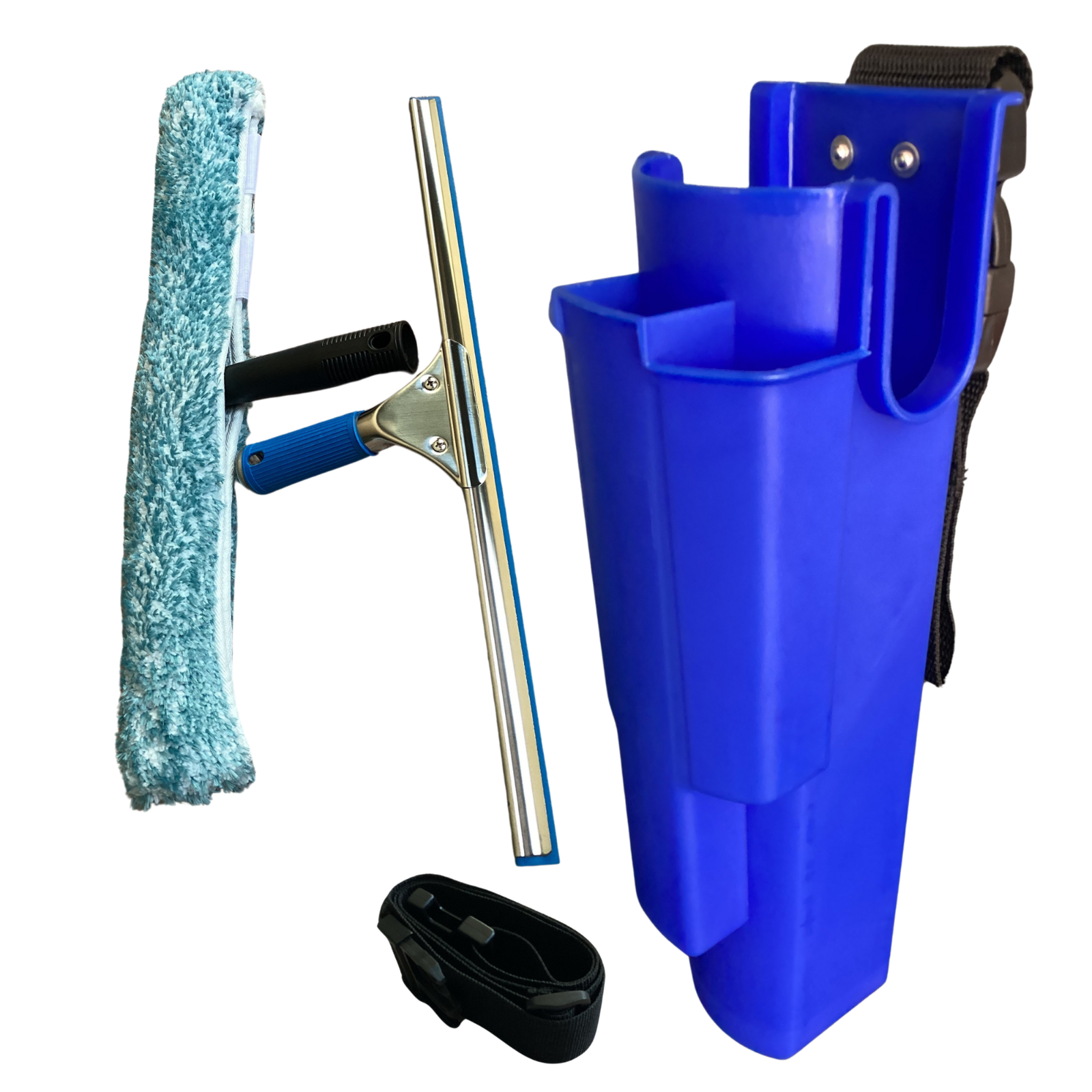 Window Cleaning Kit- Window Squeegee Holster Squeegee Holder Side Bucket