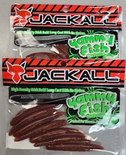 2-Jackall YAMMY FISH Worms (JYAM3-RC) COLA Fi...