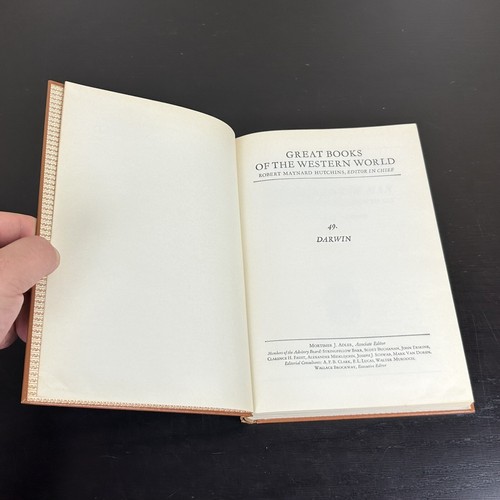 Charles Darwin - Vol. 49 - Britannica Great Books of the Western World - 1952 - Picture 7 of 8