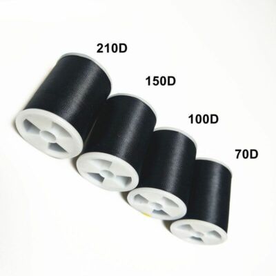 Black Strong Nylon Thread 70/100/150/210d Component DIY Rod Building Repair Tool