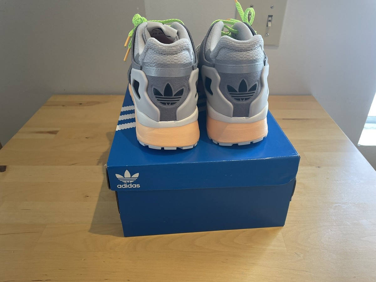 US Size 10.5 - adidas ZX 10000 C Gray Acid Orange RARE | eBay