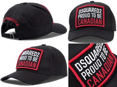 DSQUARED2 PROUD TO BE CANADIAN DEADSTOCK Baseballcap Kappe Basebalkappe Cap Hat