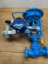 azbil 3/4” Pneumatic Valve Assy W/Smart Valve Positioner ￼& azbil air regulator
