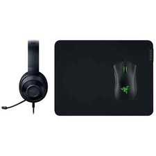Razer Next Level Gaming Bundle - Kraken X Lite Wired Headset, DeathAdder Essenti