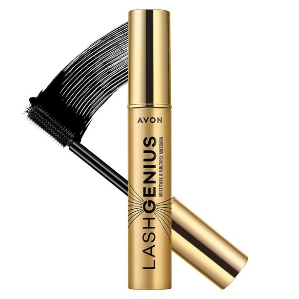 Avon Mascara Lash Genius Multitask & Multiply Blackest Black 10ml