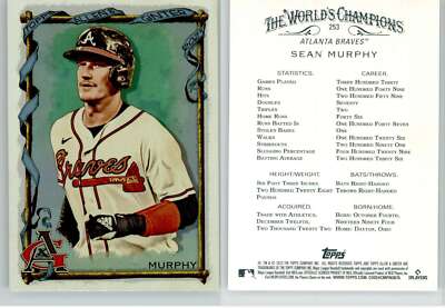 Sean Murphy 2023 Topps Allen & Ginter Silver Portrait #253 Braves