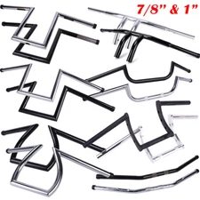 Drag Handlebar 7/8" 1" Z Bar Ape Hanger For Harley Sportster XL 883 1200 Softail