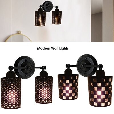 Moderne Retro Vintage Industrie Wand Leuchten Rustikal Wandleuchter Lampen Leuchte