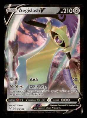 Aegislash V SWSH04: Vivid Voltage #126/185 Ultra Rare Pokemon LP | eBay Aegislash V SWSH04: Vivid Voltage #126/185 Ultra Rare Pokemon LP | eBay