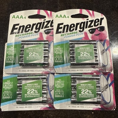 4-packs of 4 Energizer Recharge Power Plus AAA4 Batteries