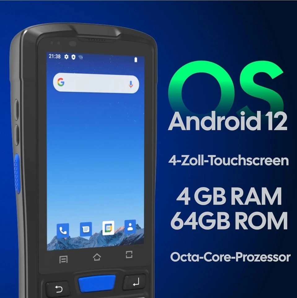 Rayoungtek Barcode Scanner Android 12 – 4G, WLAN, NFC, 1D/2D QR Code - Bild 4 von 4