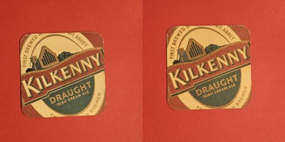 Kilkenny Draught Irish Cream Ale Brauerei Bierdeckel Bier