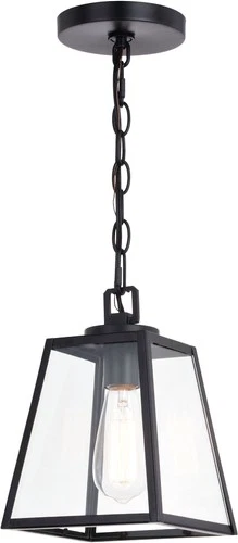 Vaxcel Lighting P0050 Grant 7"W Mini Pendant - Black - Picture 1 of 12